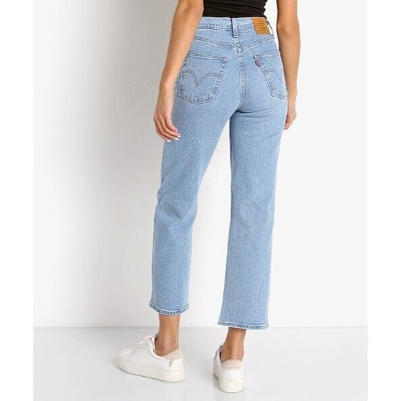 Levi's Ribcage light blue jeans 24 - Picture 8 of 14